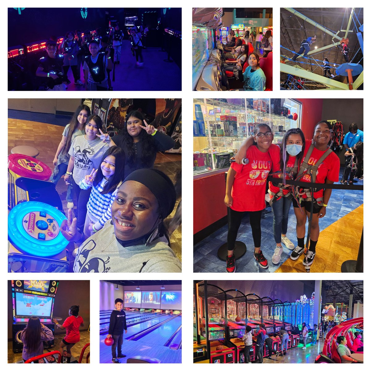 Tiffany English (@t_english3) on Twitter photo Flashback to our 1st official 5th grade fieldtrip to Main Event (post-pandemic). 😃🎉 #BestDayEver I couldn't be more thankful to my 5th grade team and the admin <a href="/MRobinsonElem/">M. Robinson Elementary</a> that helped make this happen. 🙌🏾❤️ #5thGradeRocks #BuildingCommunity #MagicSchoolBus #Title1Life Flashback to our 1st official 5th grade fieldtrip to Main Event (post-pandemic). 😃🎉 #BestDayEver I couldn't be more thankful to my 5th grade team and the admin <a href="/MRobinsonElem/">M. Robinson Elementary</a> that helped make this happen. 🙌🏾❤️ #5thGradeRocks #BuildingCommunity #MagicSchoolBus #Title1Life