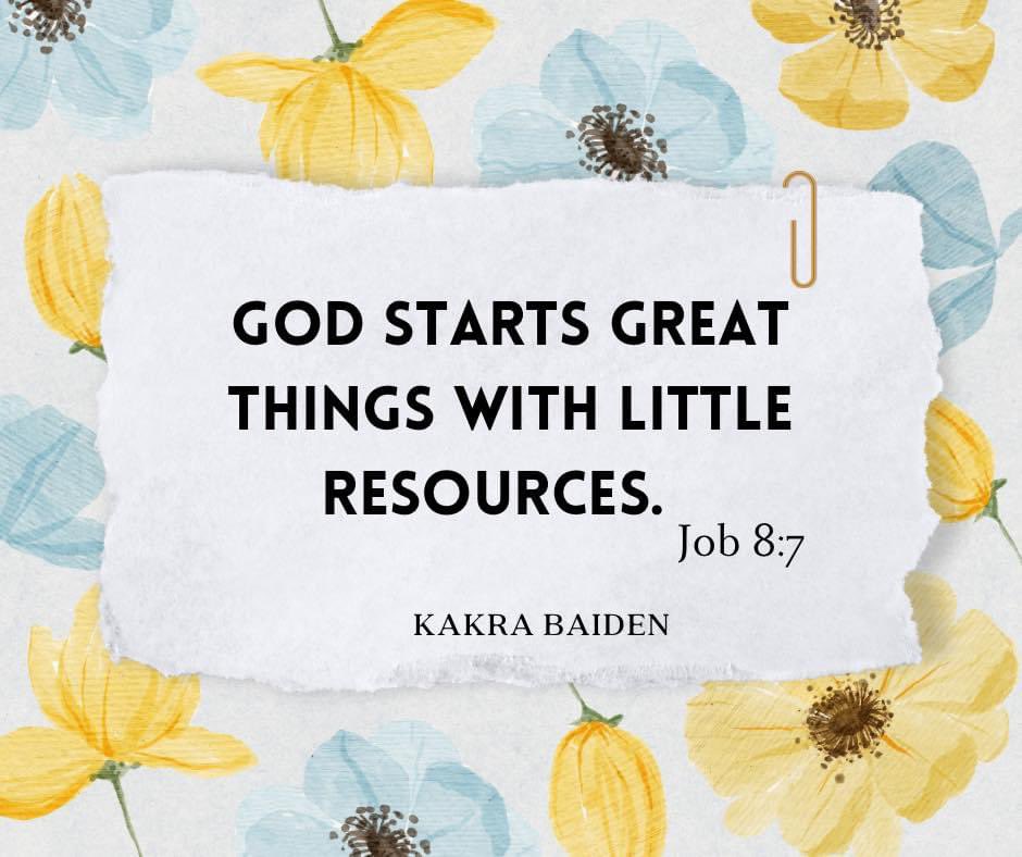 KAKRA BAIDEN: AIR POWER QUOTE

Job 8:7
“Though thy beginning was small, yet thy latter end should greatly increase.”

Comment and share

#kakrabaiden #quote #daily #retweet