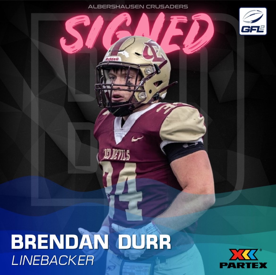 Justin Aaron (@justinaaronuh91) on Twitter photo .<a href="/Brendan_Durr/">Brendan Durr</a> the @WCHSFootball201 <a href="/ECRDFootball/">Eureka College Football</a> alum made his professional football debut this past weekend with the Albershausen Crusaders. <a href="/CoachKurtBarth/">Kurt Barth</a> <a href="/D3FBHuddle/">In The (D3FB) Huddle</a> .<a href="/Brendan_Durr/">Brendan Durr</a> the @WCHSFootball201 <a href="/ECRDFootball/">Eureka College Football</a> alum made his professional football debut this past weekend with the Albershausen Crusaders. <a href="/CoachKurtBarth/">Kurt Barth</a> <a href="/D3FBHuddle/">In The (D3FB) Huddle</a>