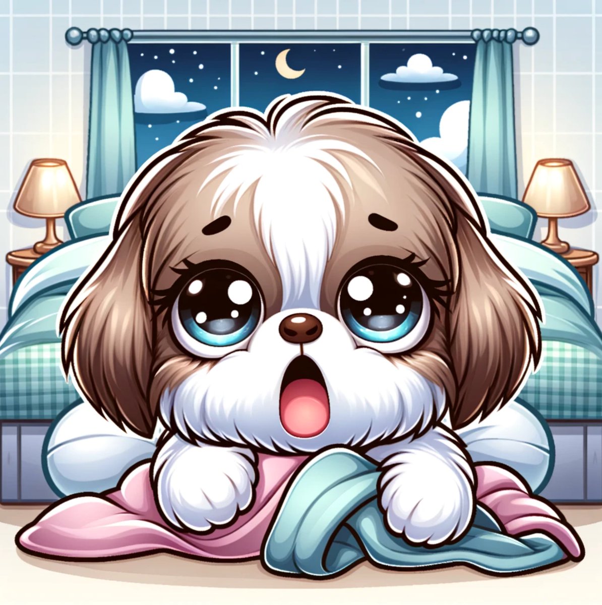 The caretaker of the Shitzulandia kennel is very tired and is calling it a night. 🐶💤 Take care of the place, Shih Tzu lovers and diamond-handed holders. See you all when the sun rises again! 🌞🐾 #BabyShitzu #GoodNight #ShihTzuLovers #DiamondHands @Babyshitzu
