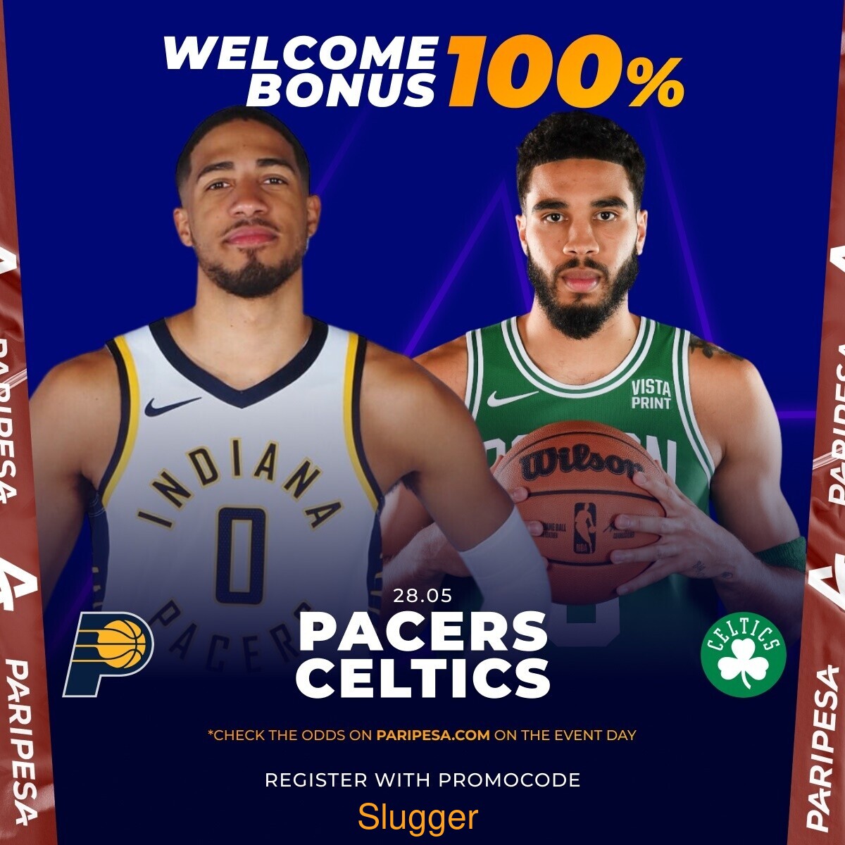 Don't miss out on the Pacers and Celtics showdown! Dive into the basketball excitement as both teams battle for victory🔥. Who will emerge victorious? Sign up at cutt.ly/beqomUrX, make your predictions & double your stake to amplify the thrill💪 Promo Code: Slugger