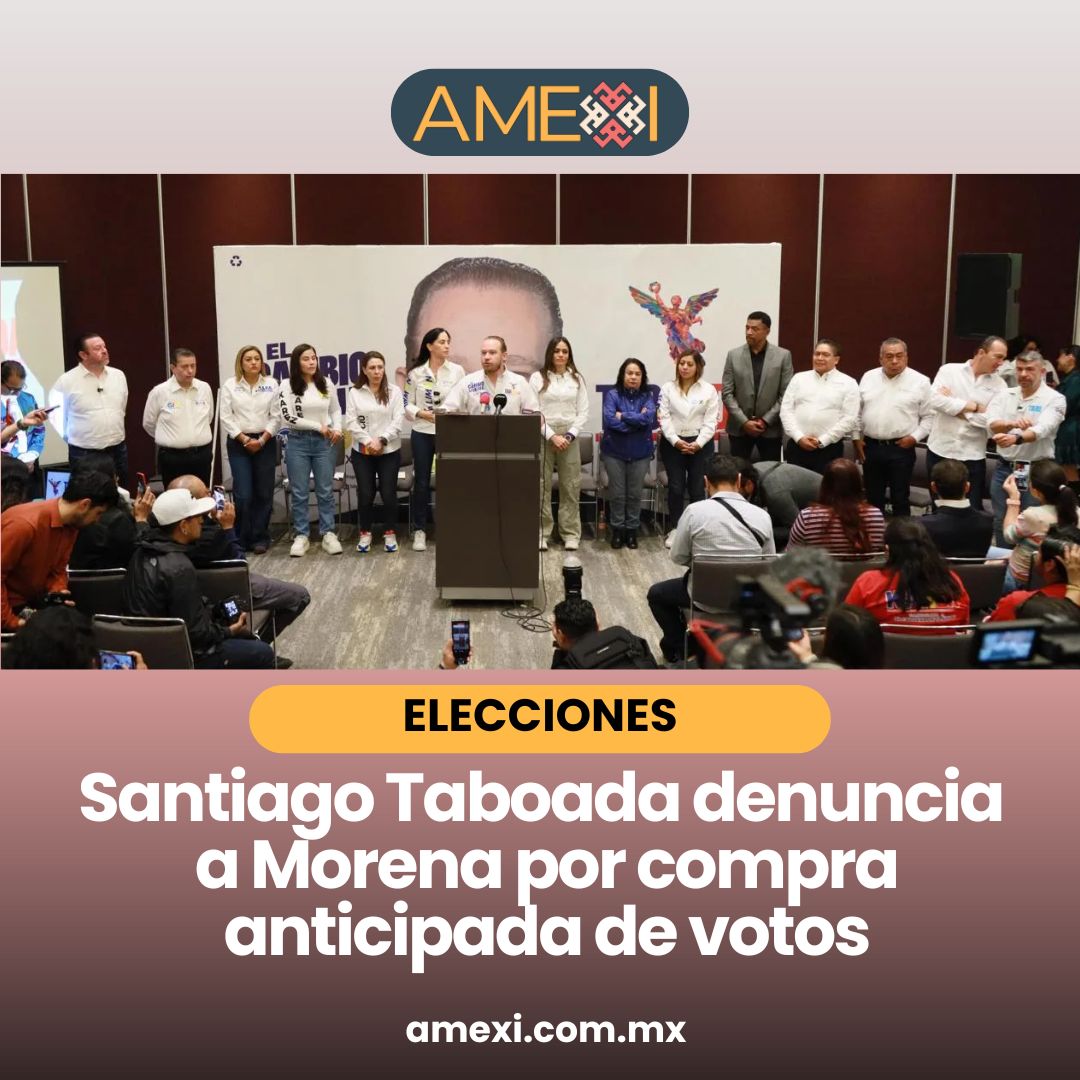 #Elecciones2024🗳️ | El candidato a la Jefatura de #Gobierno local por la coalición Va x la #CDMX, #SantiagoTaboada, denunció diversos casos de #compra anticipada del #voto, así como el #amedrentamiento a #ciudadanos.

👉 lc.cx/Jp60Lb

#amexi