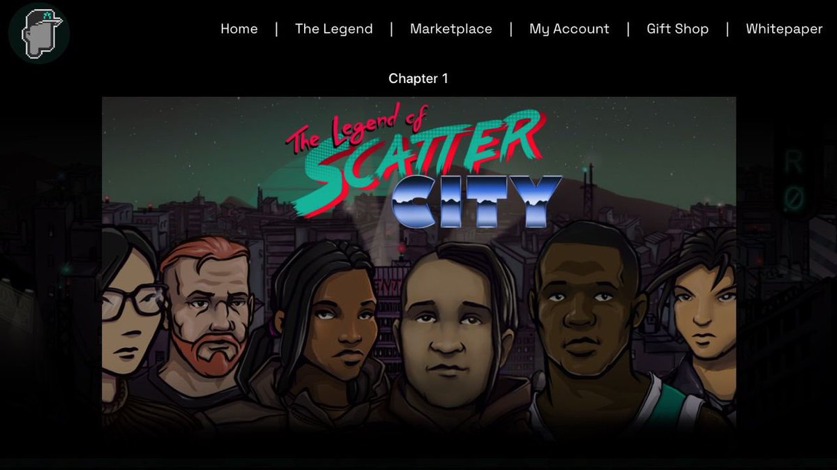 PunksAzero's tweet image. Azero Punk holders can now head to our website, connect their wallet and view Episode 1 of The Legend of Scatter City.

This videographic novel has been created solely by our resident artist @bertthafarmer and is gated to Punk holders only 🤝 

Enjoy! 🍿🎥 

$AZERO
@Aleph__Zero