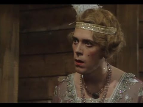 laughacademy's tweet photo. @Filmatelist @bmerer The British comedy series #BlackadderGoesForth, which is set during WWI, has an episode featuring Hugh Laurie in drag 
#TheBridgeOnTheRiverKwai #TCMParty https://t.co/CQmXUf30EY