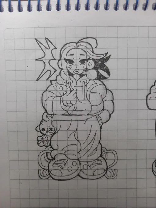 Estoy tomando un pequeño descanso de las comisiones solo por hoy, ya que me estaba agobiando no poder dibujar nada mio 