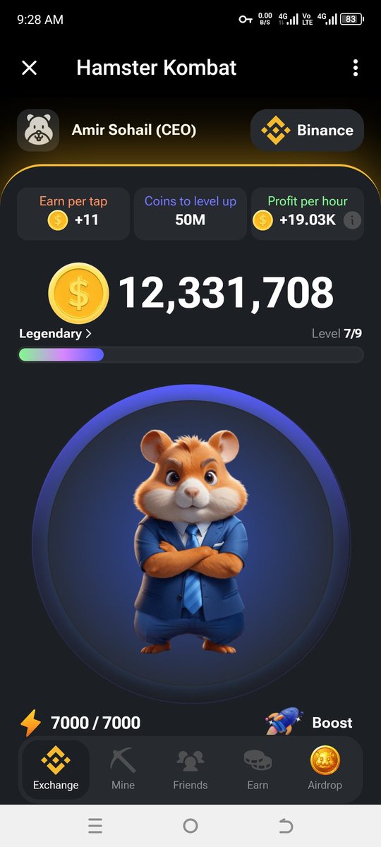 amirsohail2u2's tweet photo. Join new project🔥🔥
Hamster kombat is real and use full

Join link 👉: https://t.co/jm2F9RJ59V

Follow @amirsohail2u2  
Like❤  , Comment💬   , Retweet🔄

#MasterChef #Cryptocurrencys #onlineworking https://t.co/z0MydjDsS8