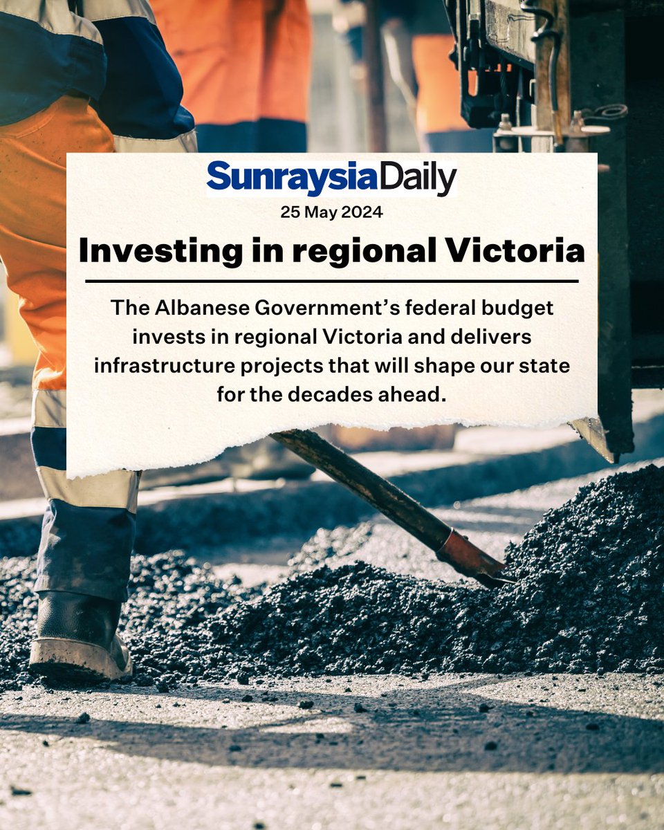 Since Federal Labor came to office two years ago, we have invested in a better future for regional Victoria, delivering the skills and jobs needed to stimulate the local economy. Thanks to the @sunraysiadaily for sharing my op-ed. 👉Read my piece here: senatorciccone.com.au/investing-in-r…