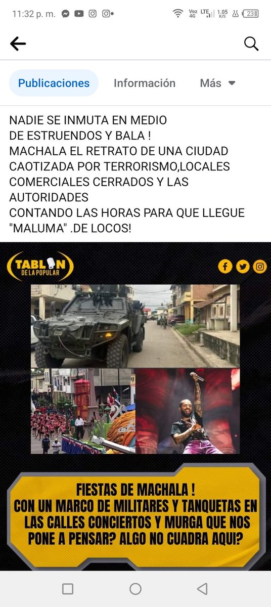 MavicAC's tweet photo. No hay Autoridad en la ex Capital  del Banano?? @DanielNoboaOk @DefensaEc @FinanzasEc @DianaSalazarM2 @FiscaliaEcuador @revistavistazo @LaPosta_Ecu @teleamazonasec @ComunicacionEc @soyfdelrincon @Caravana750 @cen https://t.co/vXdpAi7NlS