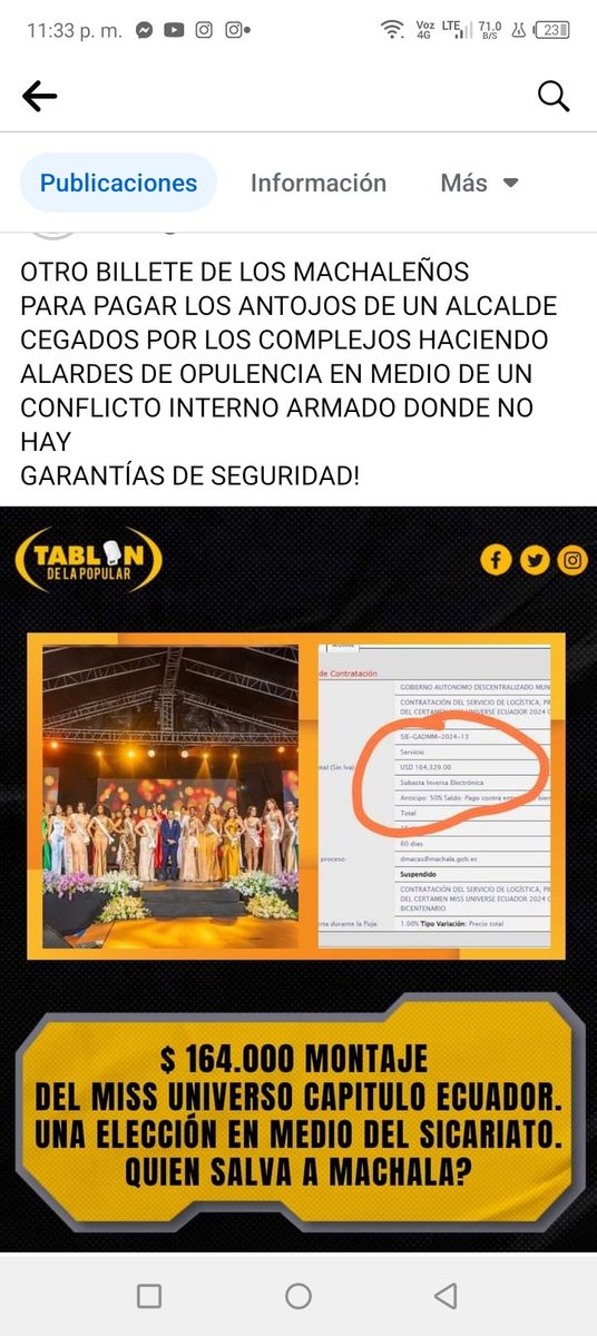 MavicAC's tweet photo. No hay Autoridad en la ex Capital  del Banano?? @DanielNoboaOk @DefensaEc @FinanzasEc @DianaSalazarM2 @FiscaliaEcuador @revistavistazo @LaPosta_Ecu @teleamazonasec @ComunicacionEc @soyfdelrincon @Caravana750 @cen https://t.co/vXdpAi7NlS