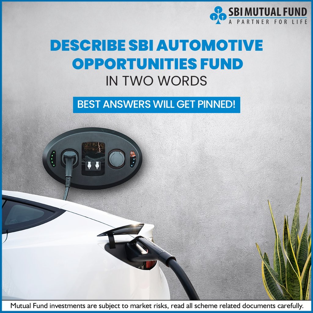 We’ll start, SBI Automotive Opportunities Fund - Structural Opportunity!

#SBIMF #SBIAutomotiveOpportunitiesFund #NFO