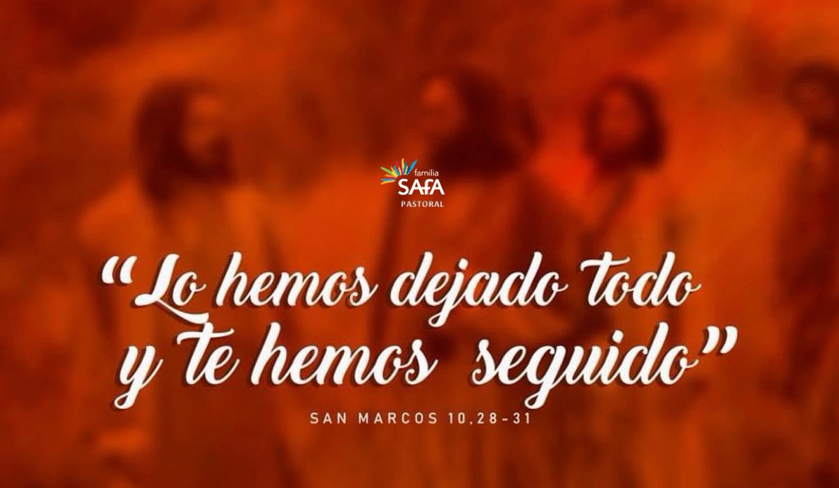 #GospelOfTheDay #EvangelioDeHoy #contempla_Safa @safahermanos @Oracion_SaFa @FamiliaSaFa @PastoralSafaMad @ValladolidSaFa @fpsafavall @safatorino @AnimasafaOnlus #tiempoordinario