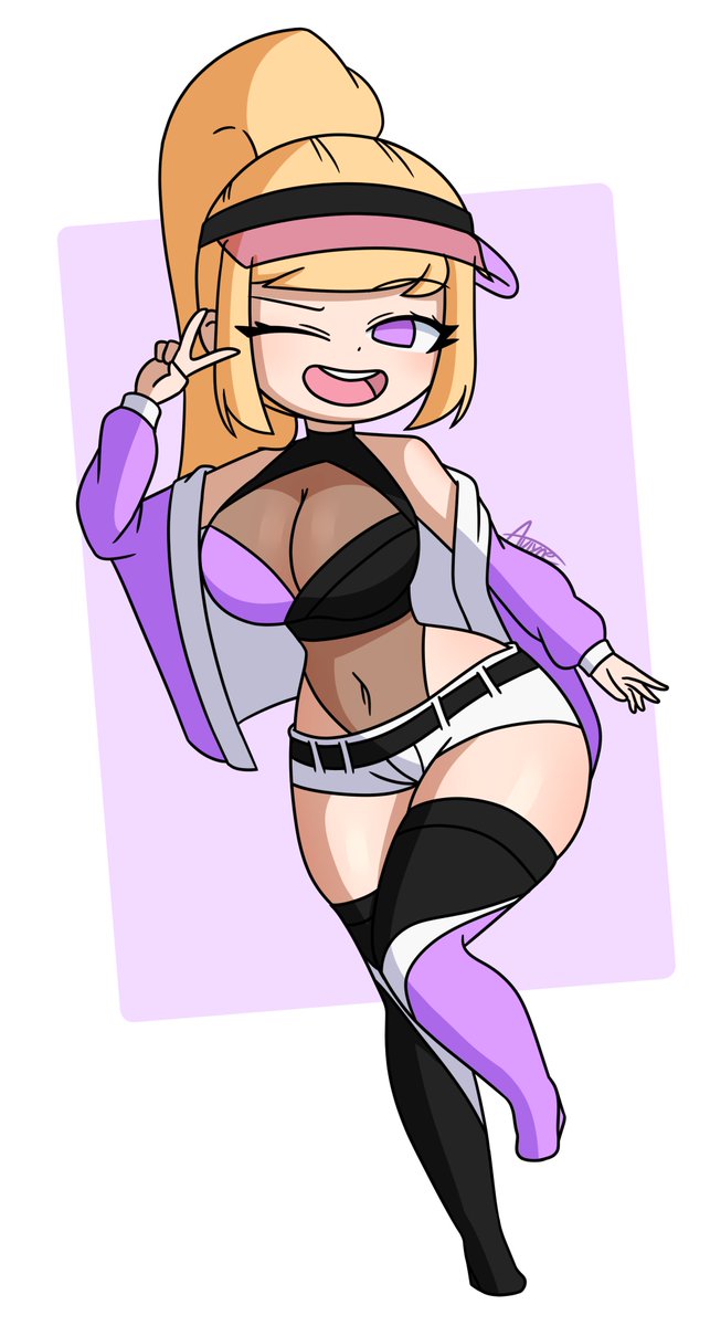aviyne's tweet photo. Chibi Race Queen Pepper! 💜💜 https://t.co/NjCsIz2wK2