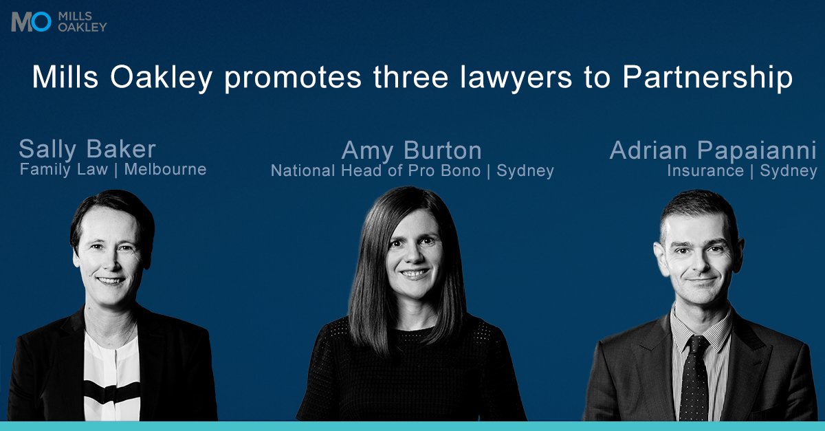 Mills Oakley is delighted to announce our three new internal promotions to Partnership! Congratulations on this wonderful achievement. Their dedication, expertise, and relentless drive are invaluable contributions on our journey to become Australia's leading national law firm.