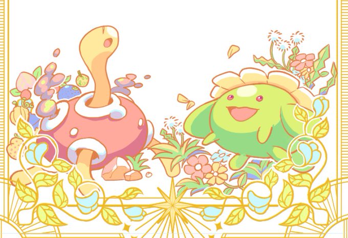 「flower pokemon (creature)」 illustration images(Latest)