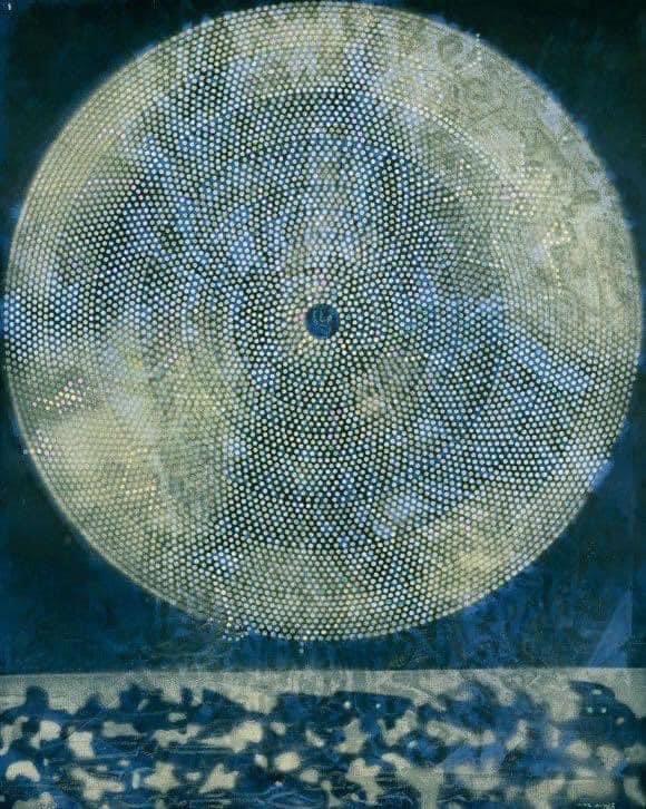 #MaxErnst Naissance d’une galaxie, 1969. Oil on canvas.