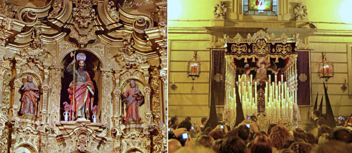 Hoy pero en 1566 se aprobaban las Reglas de la Hermandad Sacramental de San Matías fusionada con @PacienciayPenas hace 458 años y en 2007, los hermanos de @XtodeSanAgustin  daban el visto bueno al diseño de paso de palio de Consolación (hace 17 años).