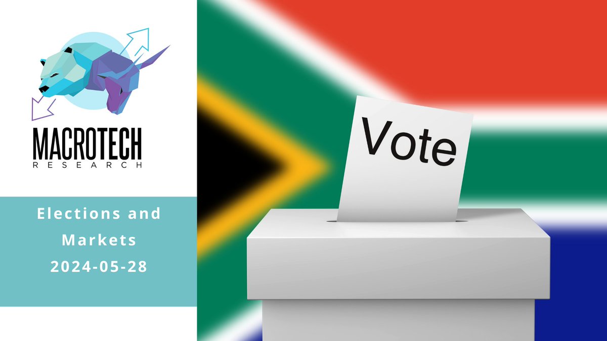 It's Election Week in SA and the latest Macrotech Research mailer has just gone live. We look at some flashpoints elections bring to markets and economies as well as update our risk matrix and weekly trade ideas. Want to know more, reach out.