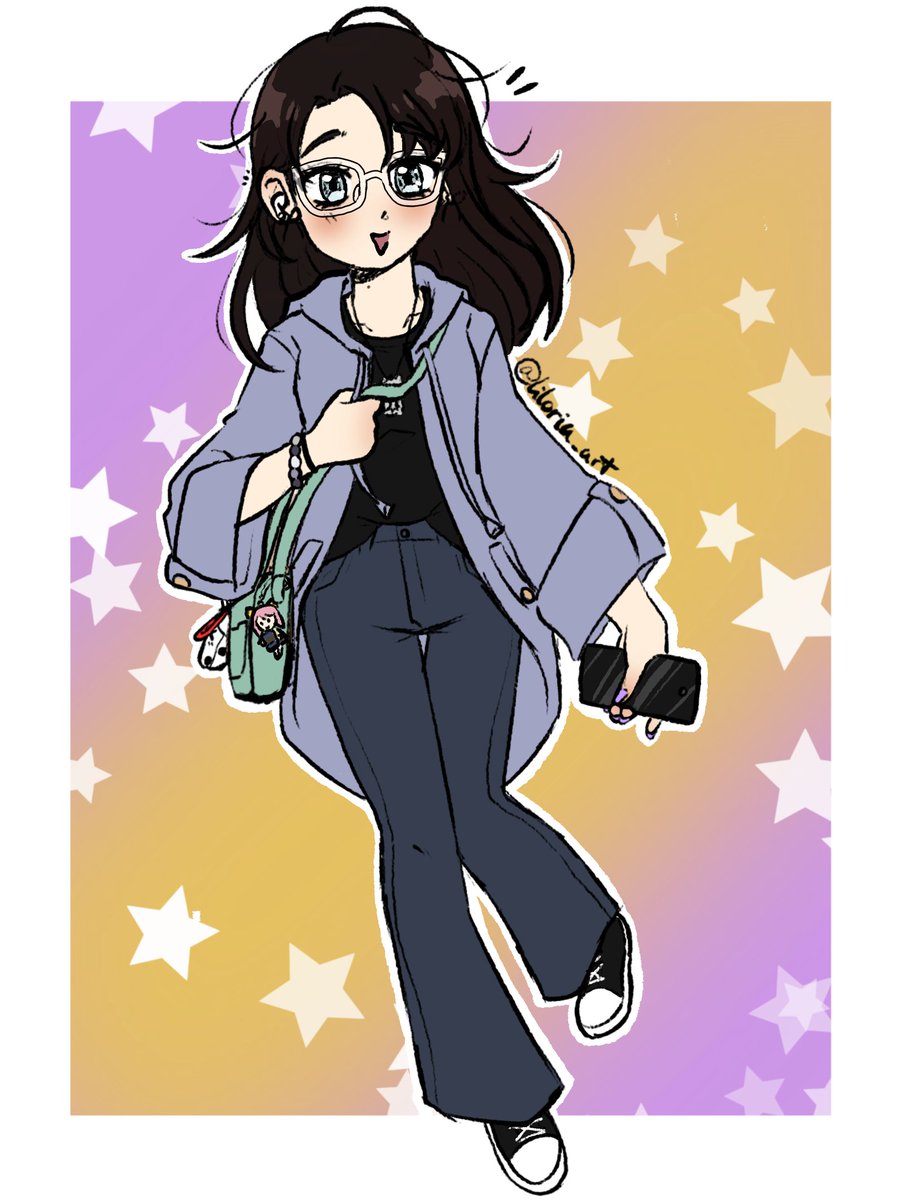 liloria_art's tweet photo. Hi, I'm Lilly! ^^
I like wearing jackets and comfy shoes
My fav song is MEGAVERSE from straykids or K-pop in general
fave drinks are Horchata and Binggarae korean Strawberry Milk #artwork #art #myart #drawingmyself #selfportrait #fashion #Horchata #strawberrymilk https://t.co/t5R04jfCdi