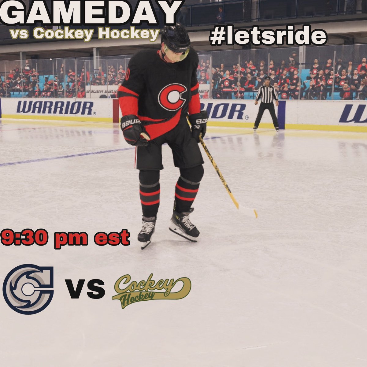 puck_Chronicles's tweet image. GAMEDAY VS COCKEY HOCKEY‼️ #letsride 
@IceTiltHL