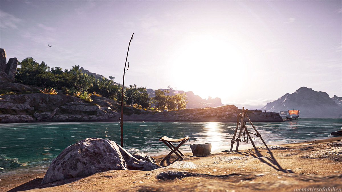 Summer Break ☀️ 

#MisthiosMonday #LandscapeMonday
#AssassinsCreed #ACOdyssey #ACFinest #PortraitPhotography
#VirtualPhotography