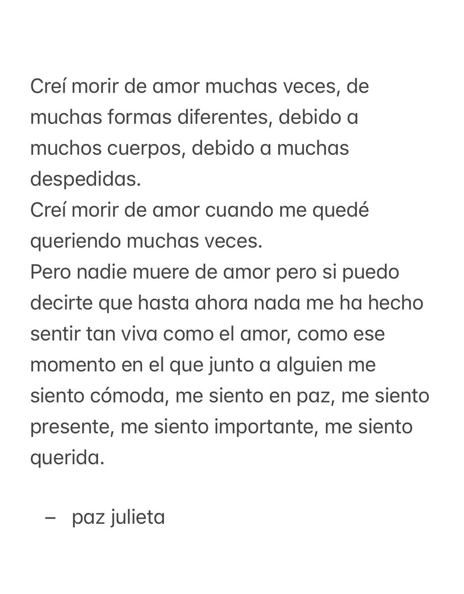 “Nunca me sentí tan viva”