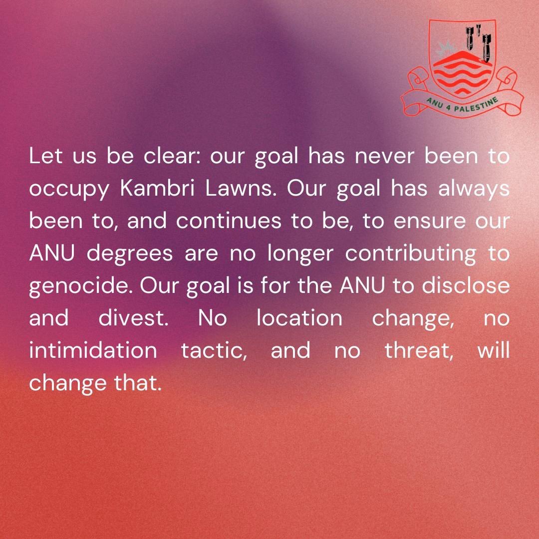 ANU4Palestine's tweet photo. (1/3) https://t.co/0yPZAUo5DL