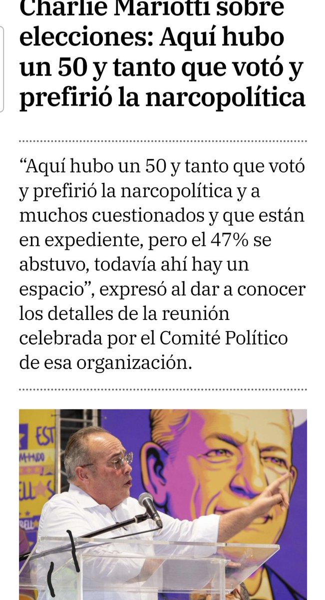 Pero por Dios los derrotados ya no saben qué decir para explicar lo rotundo de su fracaso. El mensaje de los pocos electores que le quedan al PLD fue claro y contundente: o se van y dejan el partido en manos de una nueva generación, o desaparecen.