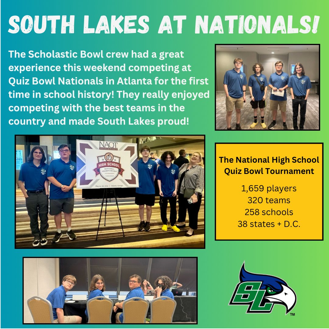 South Lakes High School Scholastic Bowl Team tweet media