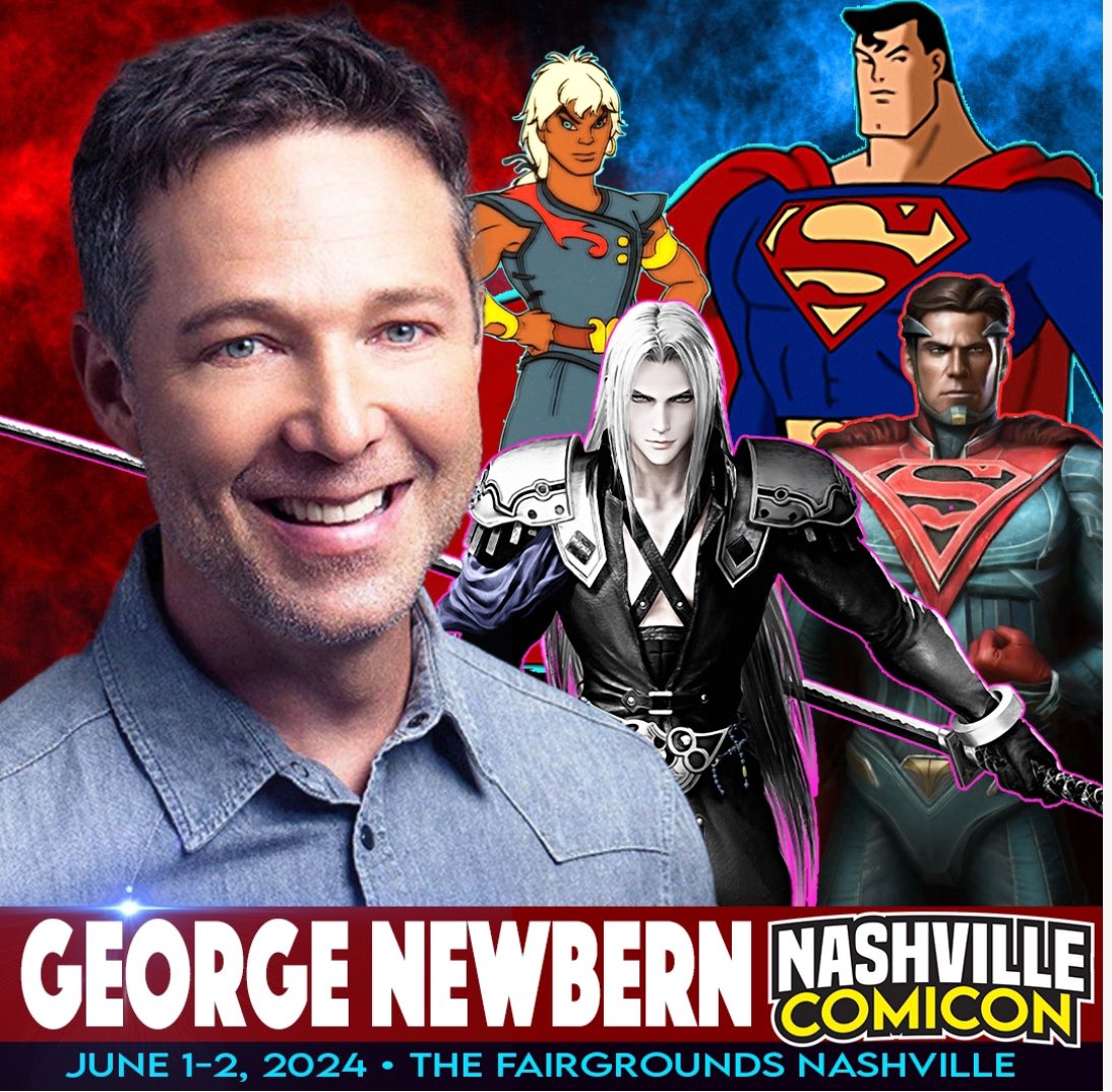 Can’t wait to see everyone in at #nashvillecomicon !!#superman#justiceleague#finalfanstasy#Sephiroth @CelebWorx @michaelrosenbum @Maria_CB @susaneisenberg1