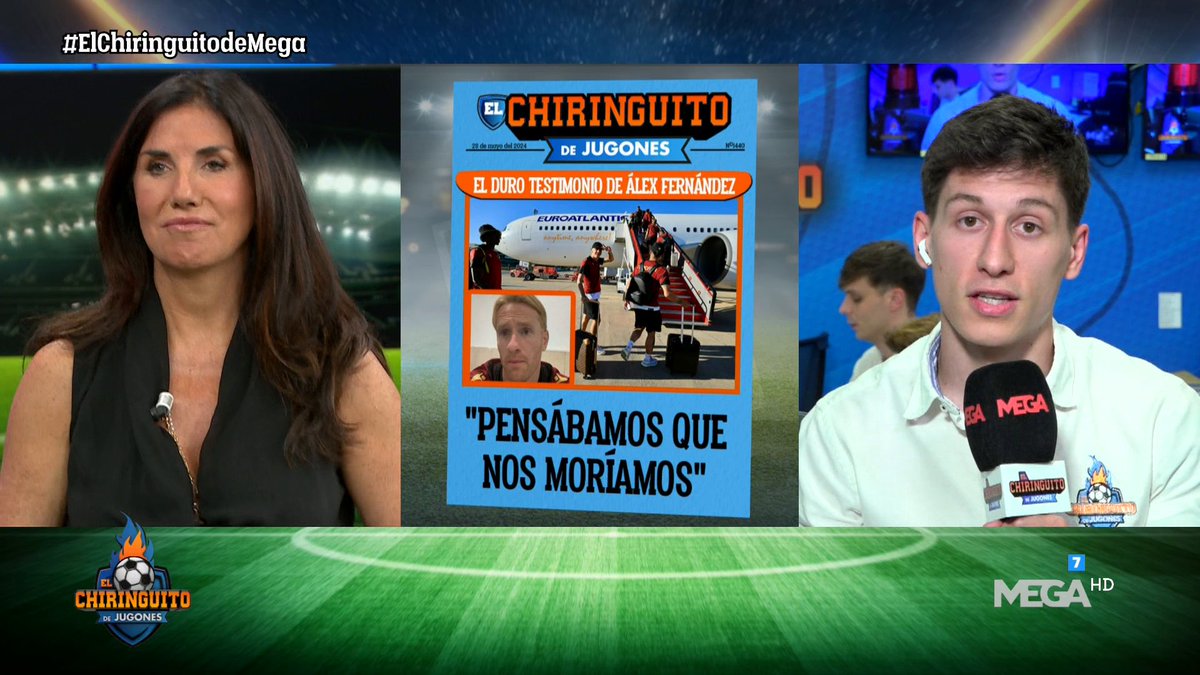 😯 'PENSÁBAMOS que nos MORÍAMOS'. 🗣️ Las palabras de Álex Fernández tras el incidente en el avión del Cádiz, en la portada del @elchiringuitotv. 👉 La presenta @gorkagrn.