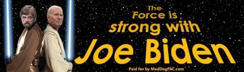 Sometimes you need a Jedi. Thank you, <a href="/MarkHamill/">Mark Hamill</a> The billboard is coming. Will have first location tomorrow. Folks can help fund it here maddogpac.com/products/quick…