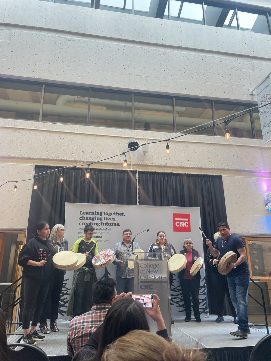 Today was a special day <a href="/cnc_bc_ca/">College of New Caledonia (CNC)</a> as we celebrated the launch of our new Indigenous Education Plan- focused on changing ourselves to better serve Indigenous students. ❤️