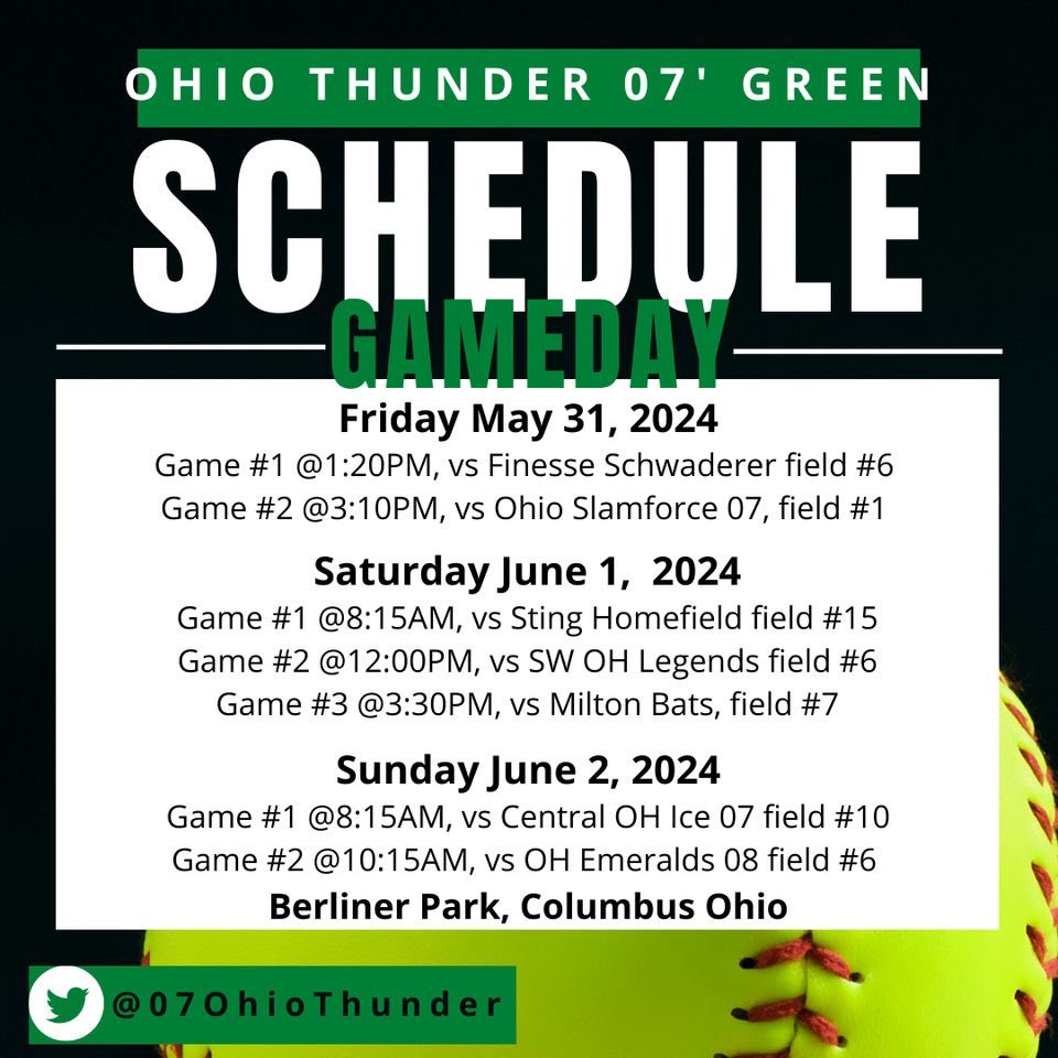 After all of the work I have been putting in these last few months after coming back from injury, I can confidently say that this season is going to be the best one yet! Our team is ready to accomplish anything. Here’s our schedule for this upcoming weekend! <a href="/TMU_Softball/">Thomas More University Softball</a>