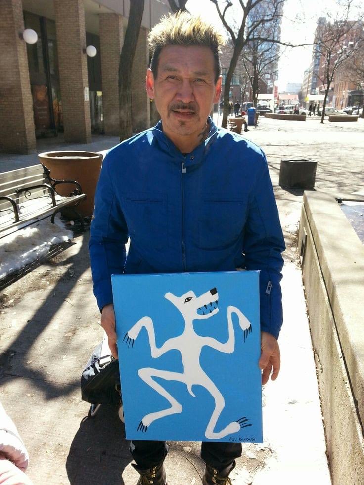 Remembering Floyd Kuptana ; an Inuvaluit artist and sculpture who worked out of Kensington Market , #Toronto #Canada .
Gone too soon May 2021.
#Art