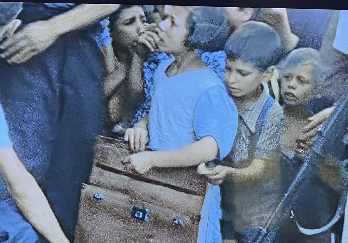 I’m watching World War II From the Frontlines on Netflix. 
It just kills me to watch the children in war.  It was terrible then and still is terrible today. 😔