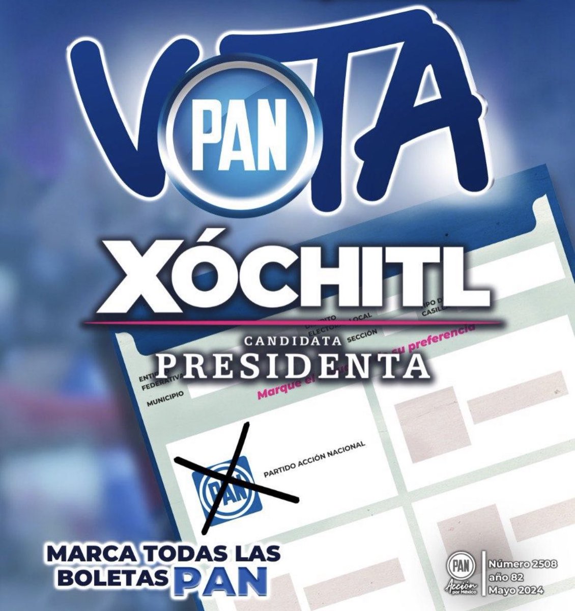 Yo votaré Xóchitl , Votaré PAN !!!