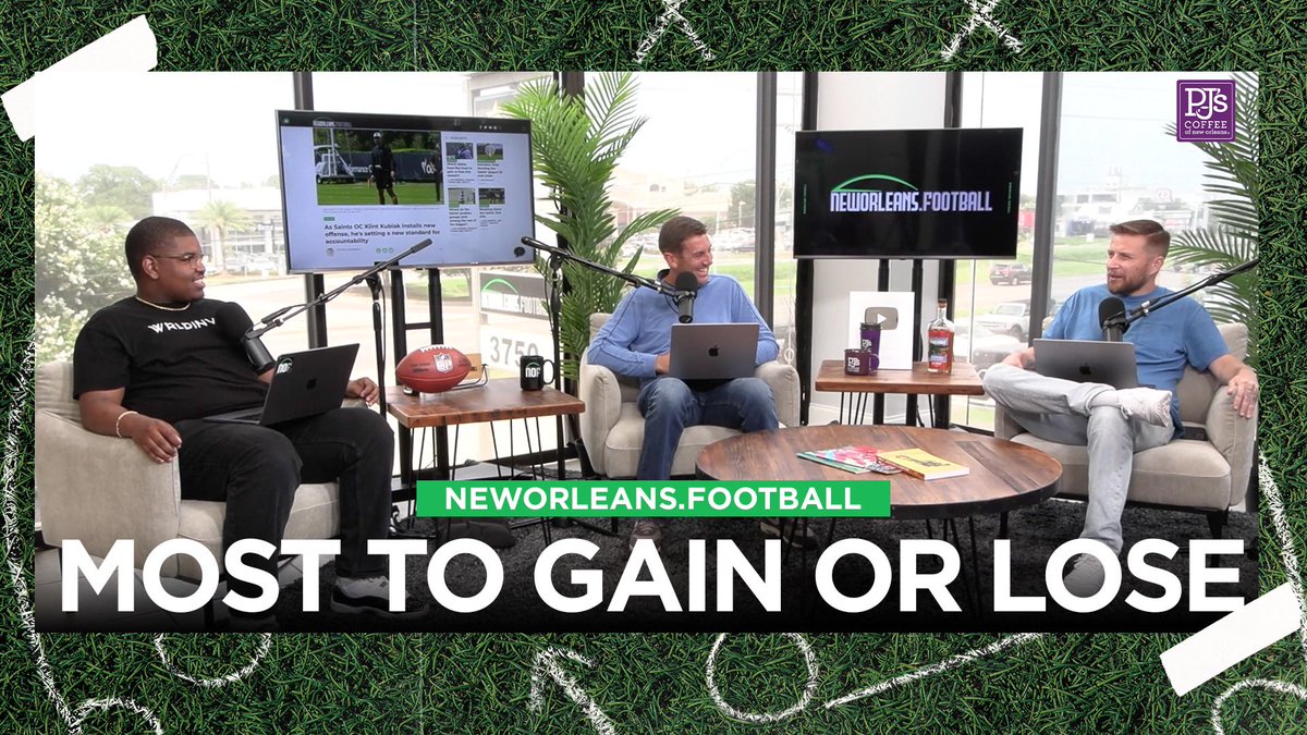 🆕: Which Saints have the most to gain or lose this season? - Is the youth of the offensive line a blessing in disguise? - What do we need to see from Derek Carr? 📺: youtu.be/Cn6pPNpnDuI?si…