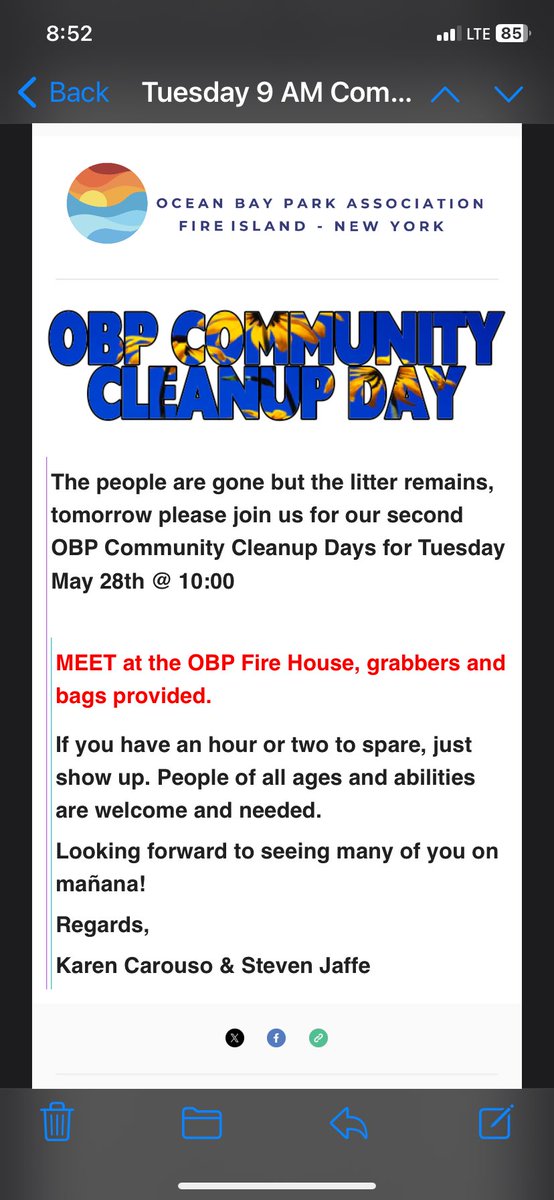 OBP Association tweet media