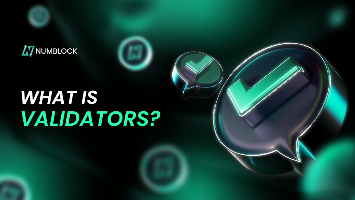 NumBlockOrg's tweet photo. 1/5 What is Validators? 🛡⛓

In a blockchain network, validators play a crucial role in ensuring the accuracy and security of the transactions being recorded. 

But what exactly do they do? 🤔

#Blockchain #Validators #NumBlock https://t.co/A60XYWNy8O
