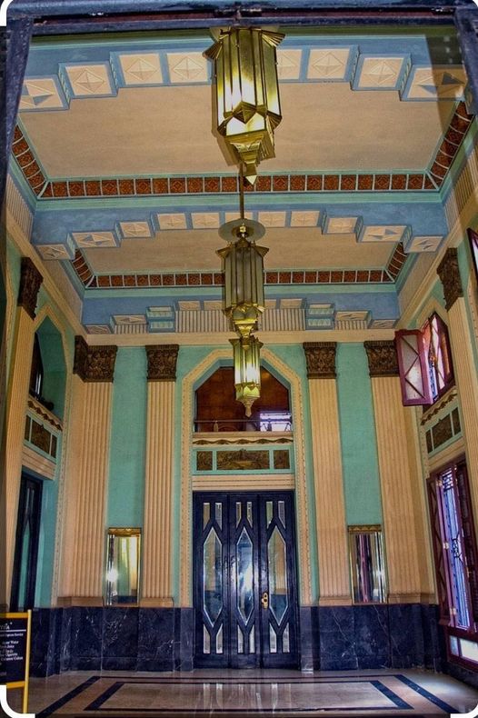 Bacardi Building's Lobby, Havana, Cuba.