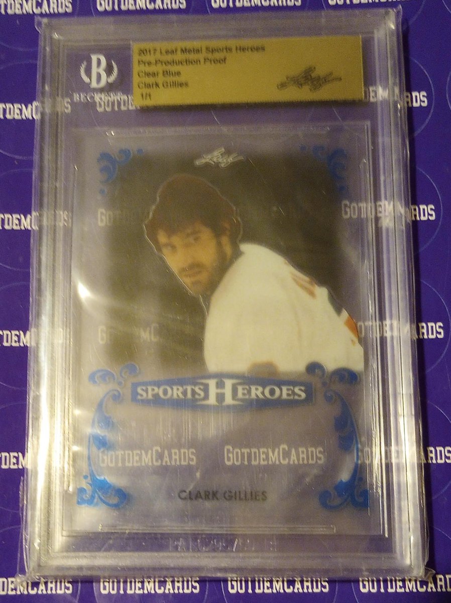 Clear Blue Clark Gillies 1/1 
#Hockey Legend 

Send Offers let's make a deal Best offer takes it Home🤝 

🏆Repost are amazing  
🏆Tags are always appreciated  
#TheHobbyFamily #THFpro #NFLX #MLB #football #NFL #BaseBall #baseballcards #basketball #basketballcards #NBA #NBAX
