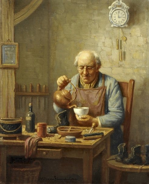 Willem van Nieuwenhoven (1879-1973) 'Tea Time'