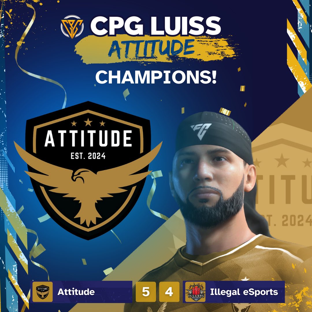 Runel (@runelps) on Twitter photo CPG LUISS Tournament ๐ - <a href="/CPG__eSports/">Competitive Pro Gaming</a> <a href="/UniLUISS/">Luiss Guido Carli</a> <a href="/exp_gaming_it/">EXP GAMING</a>
Champions: โAttitudeโ๐ฐ+320โฌ
<a href="/luca_nr1_/">Luca-nr1</a>
<a href="/FerStaRI96I/">Fer</a>
<a href="/RemindDadde/">RD</a>
<a href="/RunelPS/">Runel</a>
@ozzythe04
<a href="/l_Aguus_l/">Aguus</a>
<a href="/RisZn9/">RisZn</a>
@Greggscdm
<a href="/DeusLeoo10/">Leandro Santos</a>
<a href="/GoncaloFSM_/">Gonรงalo Madeira</a>
<a href="/Guii_1x/">Gui</a>
@zCxbbs CPG LUISS Tournament ๐ - <a href="/CPG__eSports/">Competitive Pro Gaming</a> <a href="/UniLUISS/">Luiss Guido Carli</a> <a href="/exp_gaming_it/">EXP GAMING</a>
Champions: โAttitudeโ๐ฐ+320โฌ
<a href="/luca_nr1_/">Luca-nr1</a>
<a href="/FerStaRI96I/">Fer</a>
<a href="/RemindDadde/">RD</a>
<a href="/RunelPS/">Runel</a>
@ozzythe04
<a href="/l_Aguus_l/">Aguus</a>
<a href="/RisZn9/">RisZn</a>
@Greggscdm
<a href="/DeusLeoo10/">Leandro Santos</a>
<a href="/GoncaloFSM_/">Gonรงalo Madeira</a>
<a href="/Guii_1x/">Gui</a>
@zCxbbs