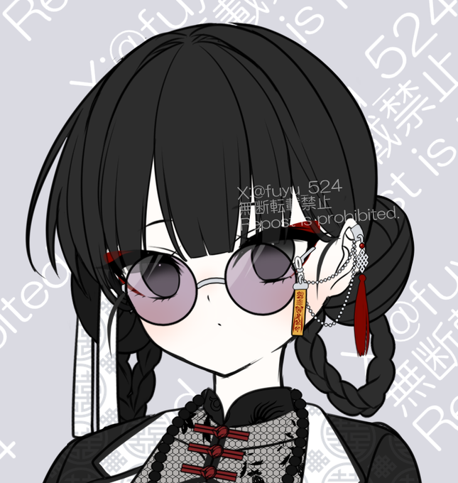 「round eyewear sunglasses」 illustration images(Latest)