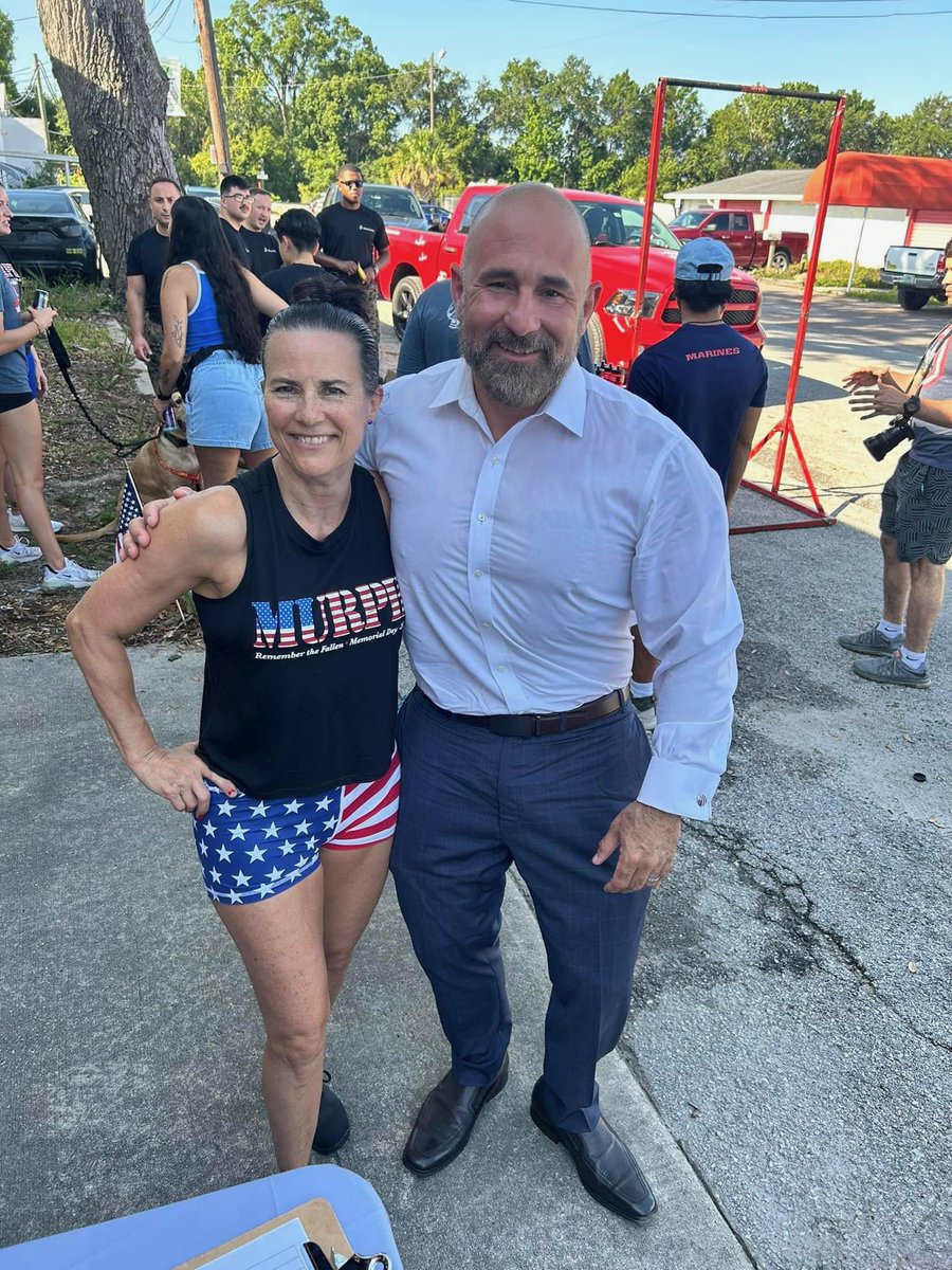 Thankful to be with @ConcernedVetsFL this morning to kick off their annual #Murph workout, and thankful to live in a place like Tampa that always shows up and shows out for our heroes. 🇺🇸