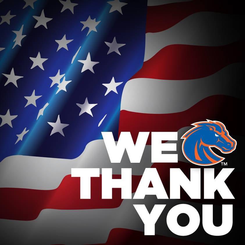 Thank you to all those who have served or are currently serving in the military to protect this great country. Happy Memorial Day Bronco Nation!
Bleed Blue! Go Broncos!💙🧡💙🧡
#BeElite #BeLegendary #BlueElevation 
Support the program. Everything Counts↙️
BlueElevation.Org