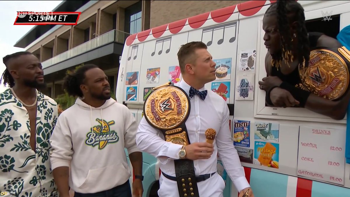 Imagine you go to get ice cream and @RonKillings pops out the truck #WWERaw