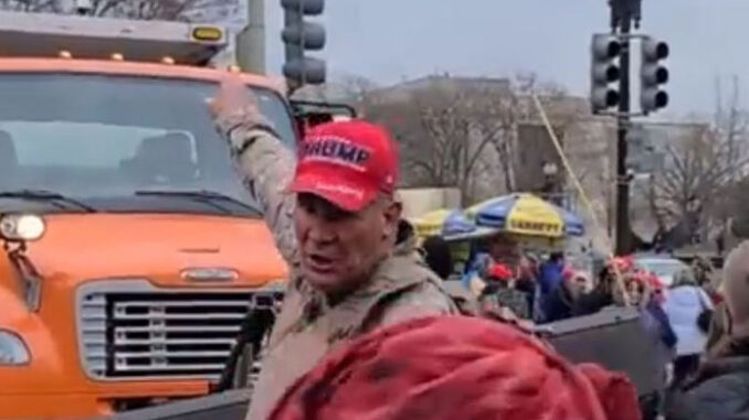 harlinjax's tweet photo. @daveryder like this guy who told people to go into the capital? but was protected by the dems and doj? https://t.co/AryKpZu8Xp