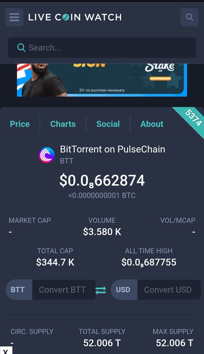 BTT on PulseChain tweet media
