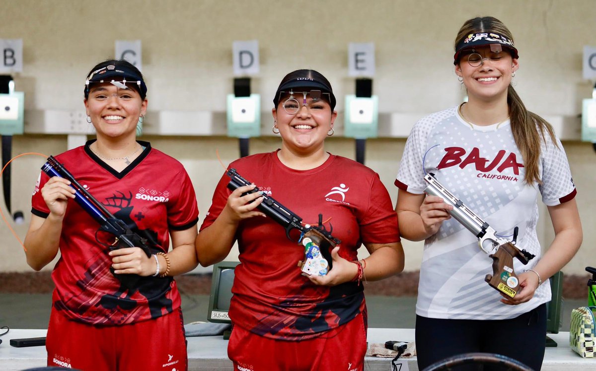 ¡Enhorabuena! Mi gran reconocimiento a la delegación sonorense de tiro deportivo por sus triunfos en los Juegos Nacionales CONADE 2024. 

Obtuvieron seis medallas de oro, dos de plata y una de bronce. ¡Son todo un orgullo para Sonora!